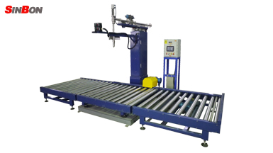 Filling Machine for filling Drums on pallet